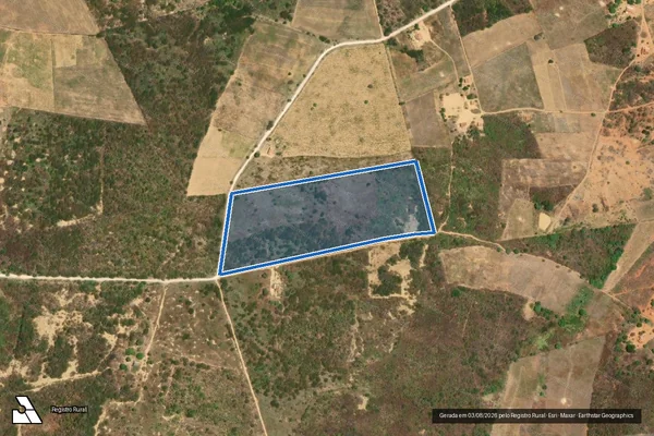Imagem de satélite de Sitio Lagoa dos Gregorios - PARCELA 02 em Araripina - PE