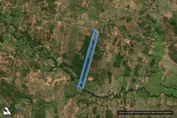 Imagem de satélite de FAZENDA MARAVILHA - Parcela 1 em Santana - BA