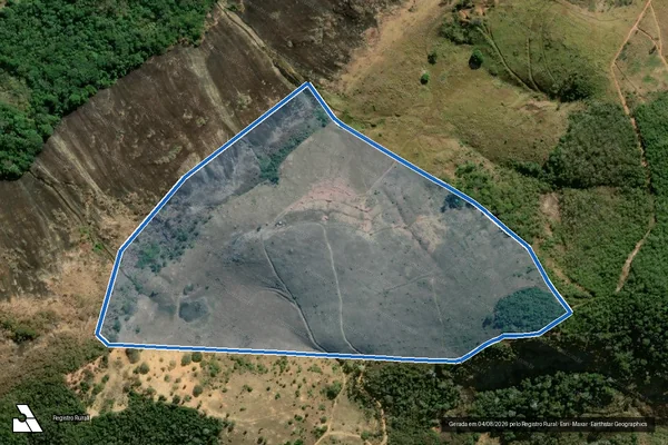 Imagem de satélite de SITIO MINAS GERAIS - Parte 1 em Itueta - MG