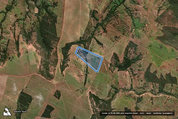Imagem de satélite de Lote - 04 - Projeto de Assentamento Café Abelha - Lote - 04 - Projeto de Assentamento Café Abelha em Doverlândia - GO