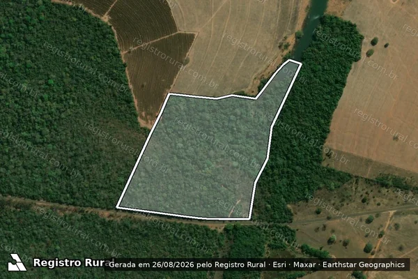 Imagem de satélite de FAZENDA SÃO JOSÉ - Gleba A em Pedregulho - SP