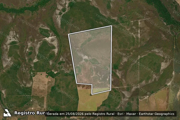Imagem de satélite de Gleba Canabrava – Lote 381 / Lote 381