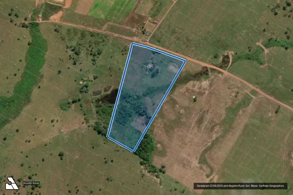 Imagem de satélite de Colônia Nova Jerusal._Lote 77 PA Limeira - - em Senador Guiomard - AC