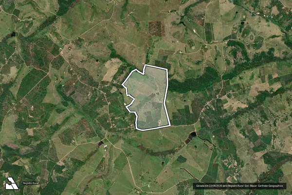 Imagem de satélite de FAZENDA BELA VISTA - FAZENDA BELA VISTA em São Miguel das Matas - BA