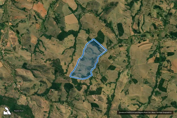 Imagem de satélite de Sítio São José - Sítio São José em Borda da Mata - MG