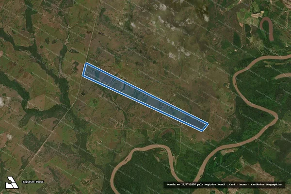 Imagem de satélite de FAZENDA MISSIONEIRA - REMANESCENTE em Rosário Oeste - MT
