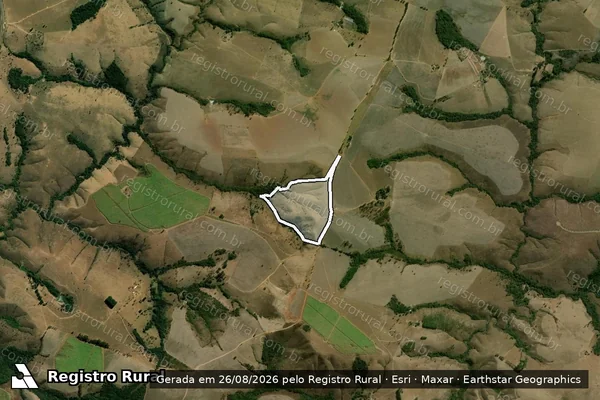 Imagem de satélite de FAZENDA SERRA - 001 em Araxá - MG