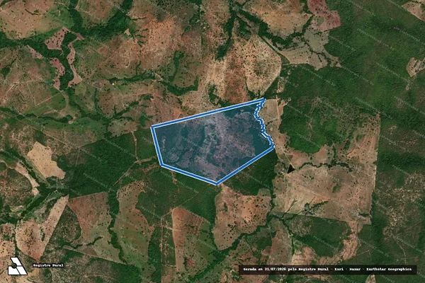 Imagem de satélite de FAZENDA OLIVEIRA - Parte 1 em Porangatu - GO