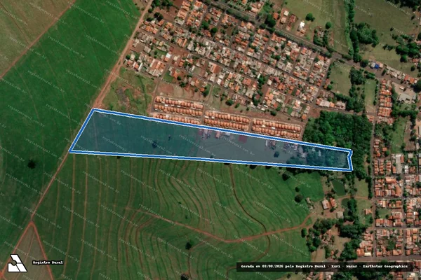Imagem de satélite de CHACARA SÃO BRAS - Sitio Nova Esperança em Iepê - SP