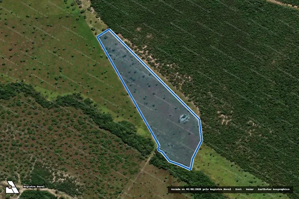 Imagem de satélite de P.A. TARUMÃ - Lote 26 B em Nova Crixás - GO