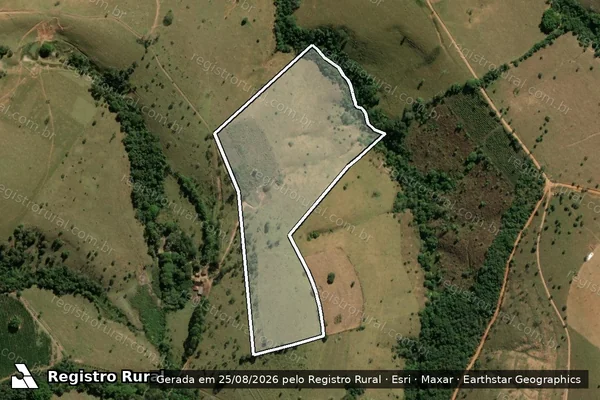 Imagem de satélite de Fazenda Potreiro e Campo Alegre  - Parte 2 em Medeiros - MG