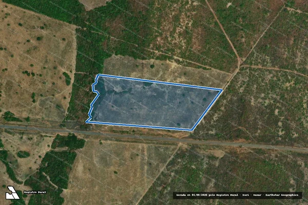 Imagem de satélite de FAZENDA MATA VERDE GLEBA 02 - 001 em Paranã - TO