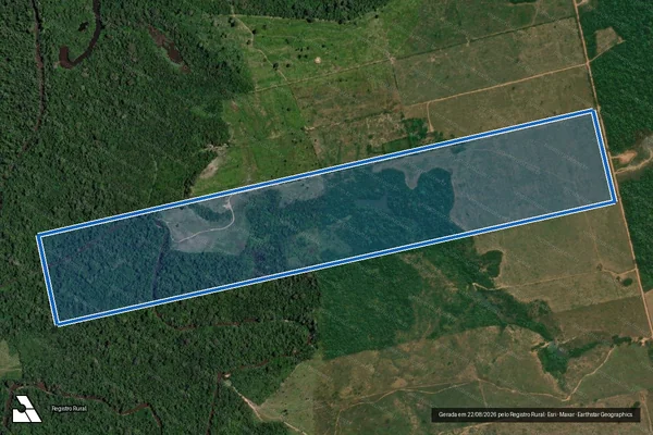 Imagem de satélite de FAZENDA SOBRADINHO-LOTE 13 - GLEBA 59 - em Placas - PA