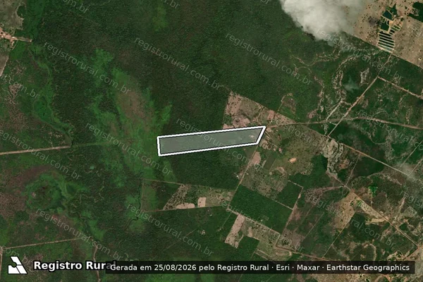 Imagem de satélite de LOTE 612 - Lote ? 147 em Poconé - MT