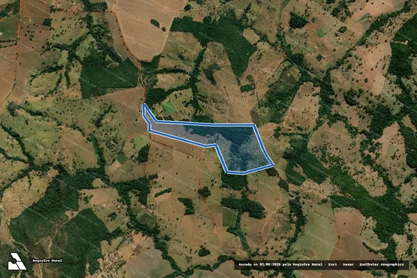 Imagem de satélite de FAZENDA SANTA BARBARA - Gleba 01 em Orizona - GO