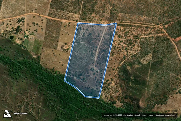 Imagem de satélite de PROJETO DE ASSENTAMENTO MAMBAÍ - LOTE-05 em Mambaí - GO