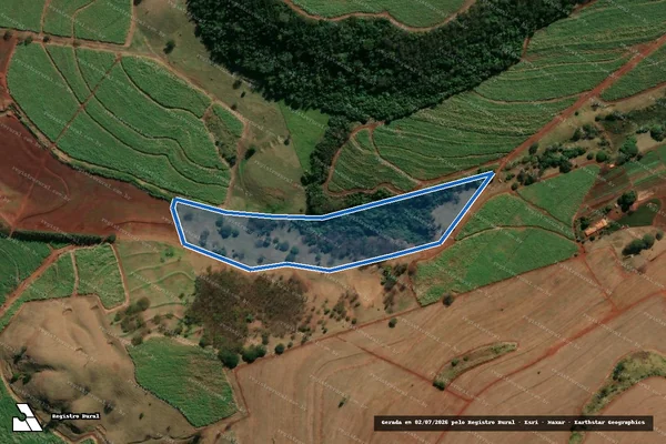Imagem de satélite de FAZENDA SANTA AMÉLIA - Mat. 8.679 ? Gleba B em São Simão - SP