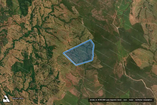Imagem de satélite de FAZENDA MATA VELHA II - 001 em Arenópolis - GO