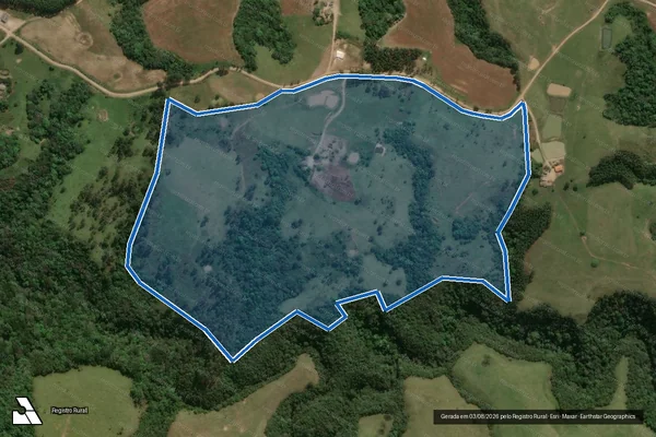 Imagem de satélite de P.A. CRICIÚMA Lote 35 - Lote 35 em Reserva - PR