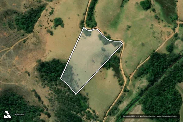 Imagem de satélite de Fazenda Caldas - GLEBA B3 em Jacareí - SP