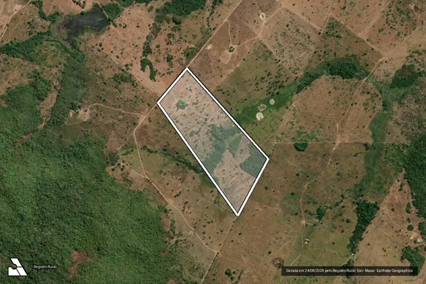 Imagem de satélite de PA Arraiaporã - Lote 20 C - Lote 20 C em Redenção - PA
