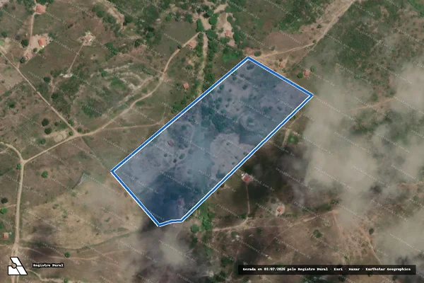 Imagem de satélite de FAZENDA SANTA CLARA - Parcela 1 - LOTE 33 em Natuba - PB