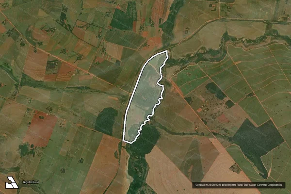 Imagem de satélite de ASS. EST. SANTA LUCIA - GLEBA E - GLEBA C em Mirante do Paranapanema - SP