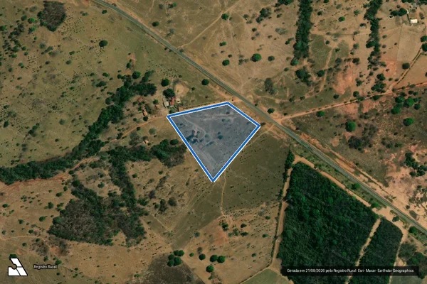 Imagem de satélite de FAZENDA SÃO BENTO E SANTA MARIA - Gleba 01 em São Luís de Montes Belos - GO
