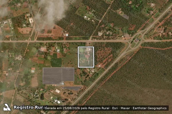 Imagem de satélite de LOTE Nº. 04, QUADRA Q, JARDIM DO MORUMBY, PARTE DA FAZENDA BOM SUCESSO em Brasília - DF