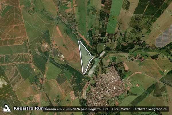 Imagem de satélite de Sitio Goto I - Parcela 1 em Guaimbê - SP