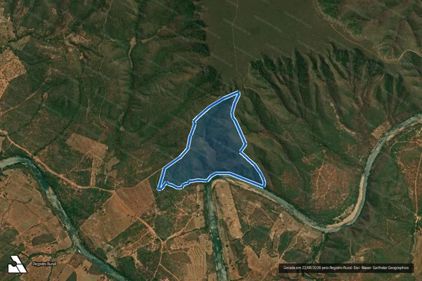 Imagem de satélite de Fazenda Saco - Fazenda Saco em Bocaiúva - MG