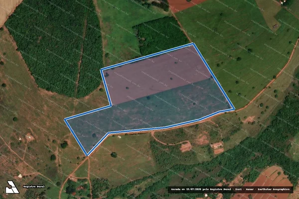 Imagem de satélite de FAZENDA VERTENTE GRANDE ? GLEBA 01 - Gleba 01 em Monte Alegre de Minas - MG