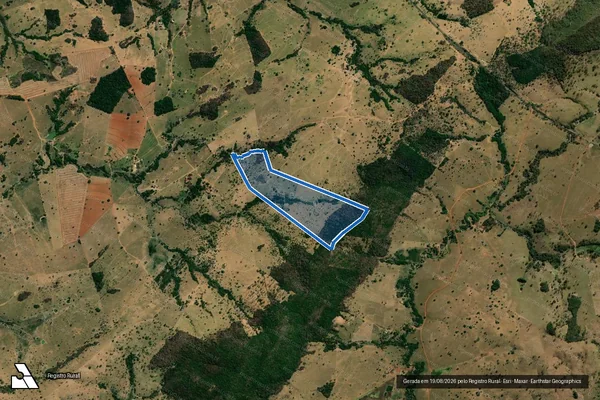 Imagem de satélite de FAZENDA BARRA E MONJOLINHO em Sanclerlândia - GO