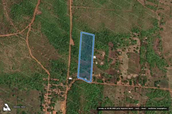 Imagem de satélite de Lote 52, do Reassentamento Luzimangues - 001 em Porto Nacional - TO