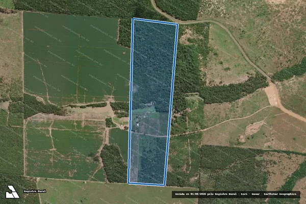 Imagem de satélite de TD. SITIO SÃO RICARDO - Parte 1 em Mucajaí - RR