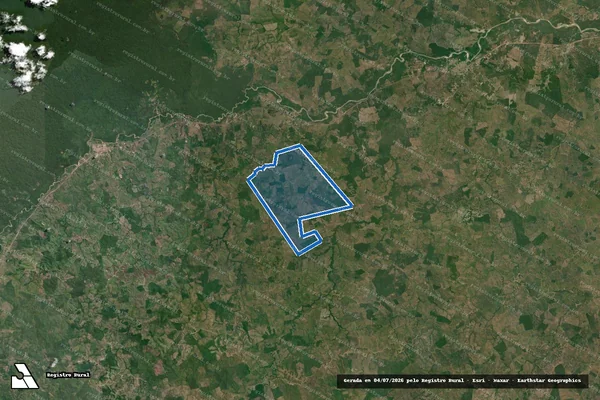 Imagem de satélite de FAZENDA PORCO MORTO / 001 em Santa Luzia - MA