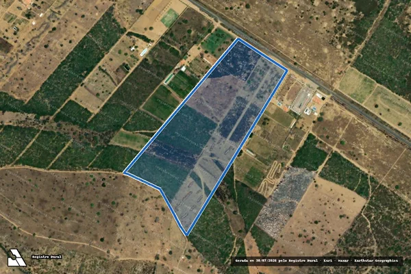 Imagem de satélite de FAZENDA REUNIDAS SANTO ANTONIO - Parte 4 em Maracás - BA