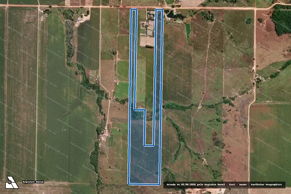 Imagem de satélite de LOTE 484-A - Parte 1 em Guarantã do Norte - MT