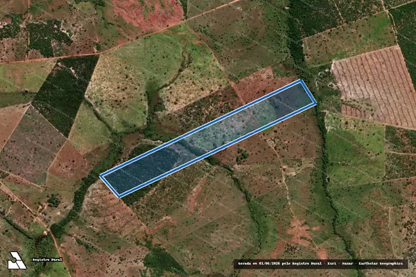 Imagem de satélite de FAZENDA OLHO D ÁGUA - Parte 2 em Formosa da Serra Negra - MA