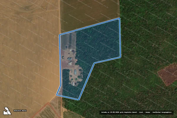 Imagem de satélite de Fazenda Pacas Gleba I - FAZENDA PACAS I em Mirador - MA