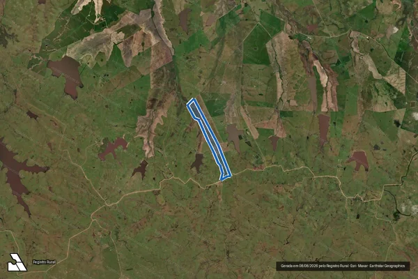 Imagem de satélite de Estância Santa Helena - Parte 1 em Dom Pedrito - RS
