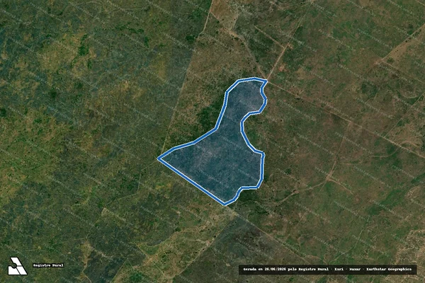 Imagem de satélite de Fazenda Paiol - Parte - Parte 1 em Corumbá - MS