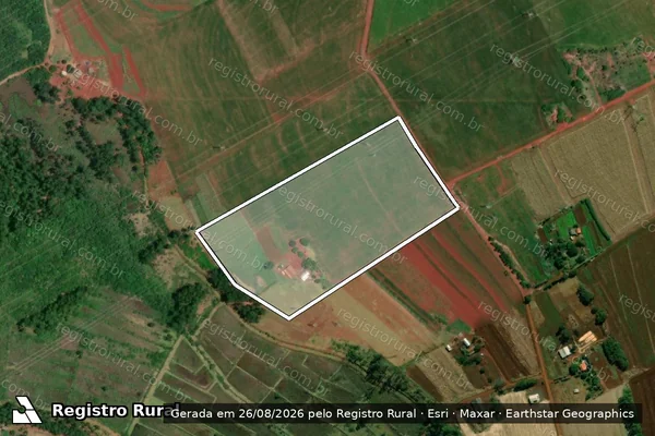 Imagem de satélite de P.A. ANTÔNIO COMPANHEIRO TAVARES em São Miguel do Iguaçu - PR