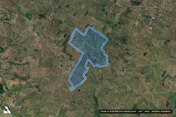 Imagem de satélite de FAZENDA FLOR DA SERRA - Parte 1 em Anadia - AL