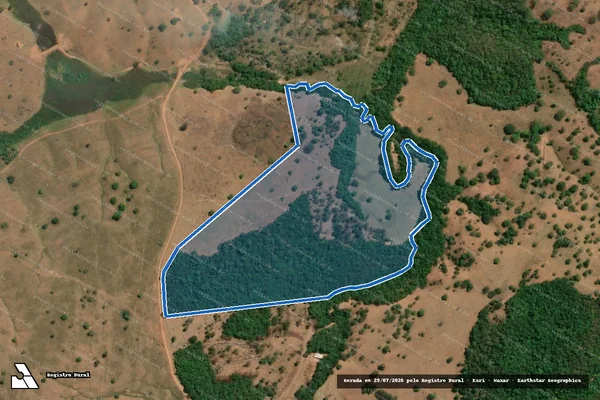 Imagem de satélite de FAZENDA ABREUS - 02 em Morrinhos - GO