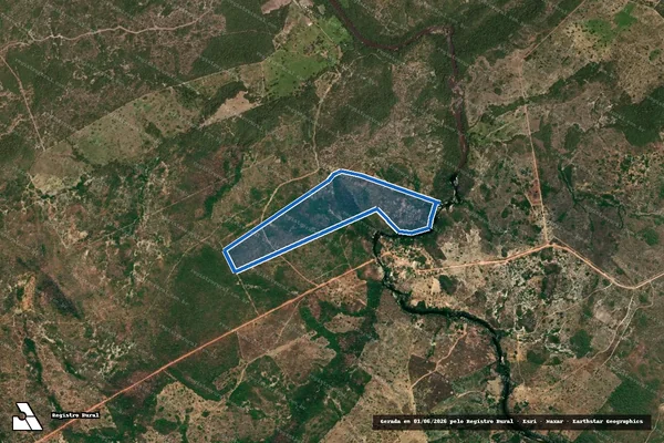Imagem de satélite de FAZENDA DABLOJOTA - Gleba 02 em Colinas do Sul - GO