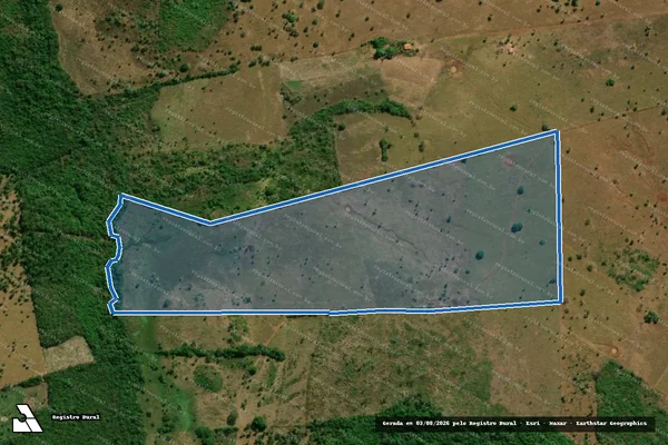 Imagem de satélite de FAZENDA TABOLEIRÃO-DATA BURITI - 001 em Riachão - MA