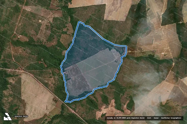 Imagem de satélite de FAZENDA GORGULHO - PARTE - FAZENDA GORGULHO ? PARTE em Chapada da Natividade - TO