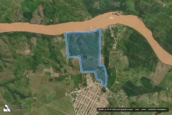 Imagem de satélite de CONJUNTO SANTA TEREZINHA - 001 em Itapebi - BA