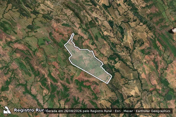Imagem de satélite de Fazenda Gado Bravo - Parte 1 em Unaí - MG